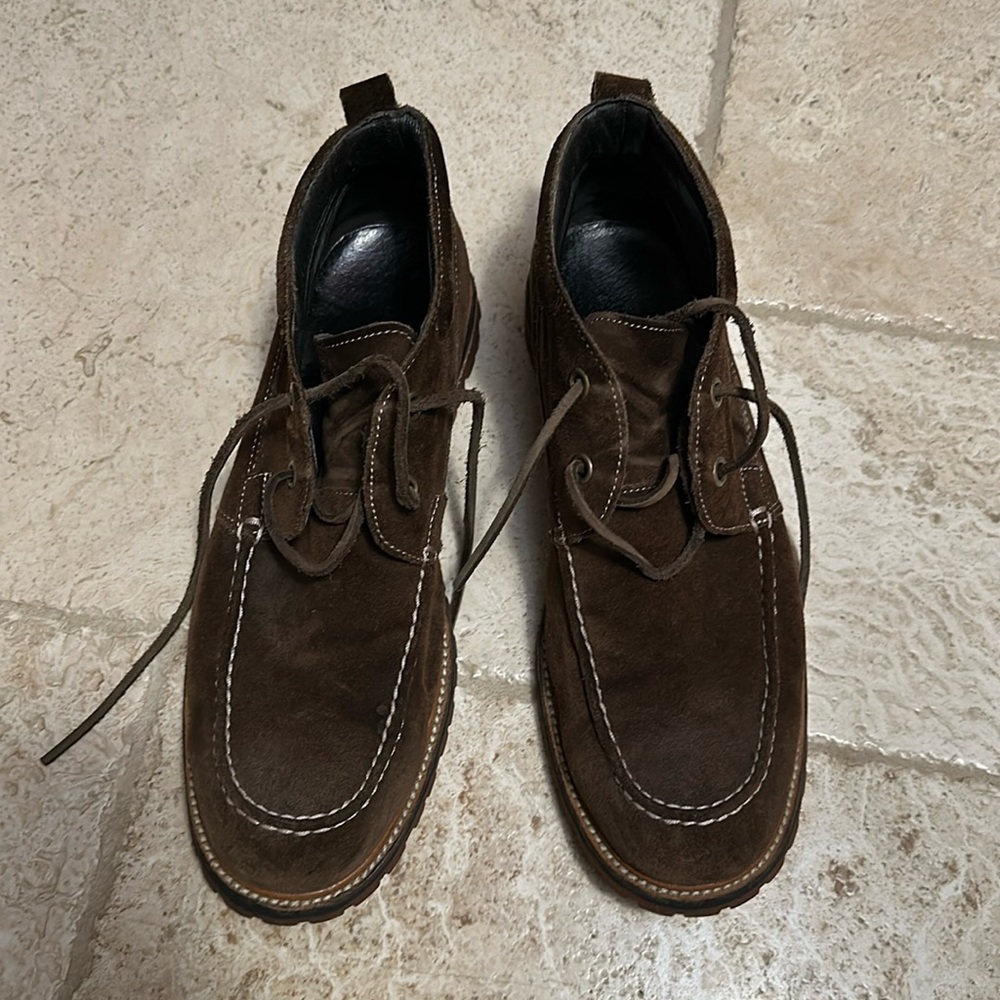 John Varvatos Leather Boots 10.5